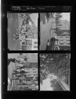 Parade; Twins on slide (4 Negatives) (September 21, 1957) [Sleeve 17, Folder f, Box 12]